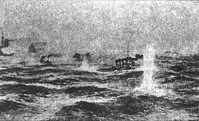 俄国舰队在海战中全军覆没
