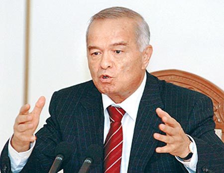 资料图：乌兹别克斯坦总统卡里莫夫