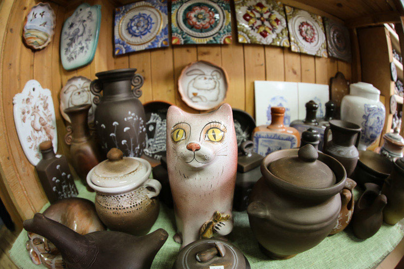 俄罗斯沃洛格达州的传统手工陶瓷作坊