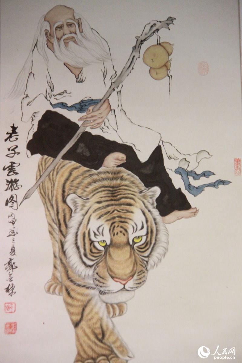 《老子雲游圖》（人民網記者 華迪攝）