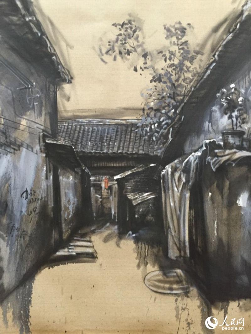 盧昊作品（人民網記者 華迪攝）
