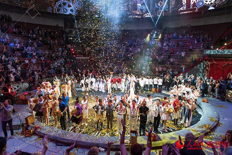 “偶像--2018”國際馬戲藝術節在莫斯科舉行（人民網記者 屈海齊 攝）