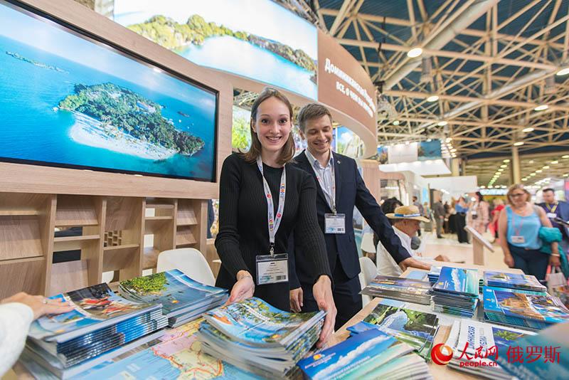 第二十四屆俄羅斯國際休閑旅游展在莫斯科開幕（人民網記者 屈海齊 攝）