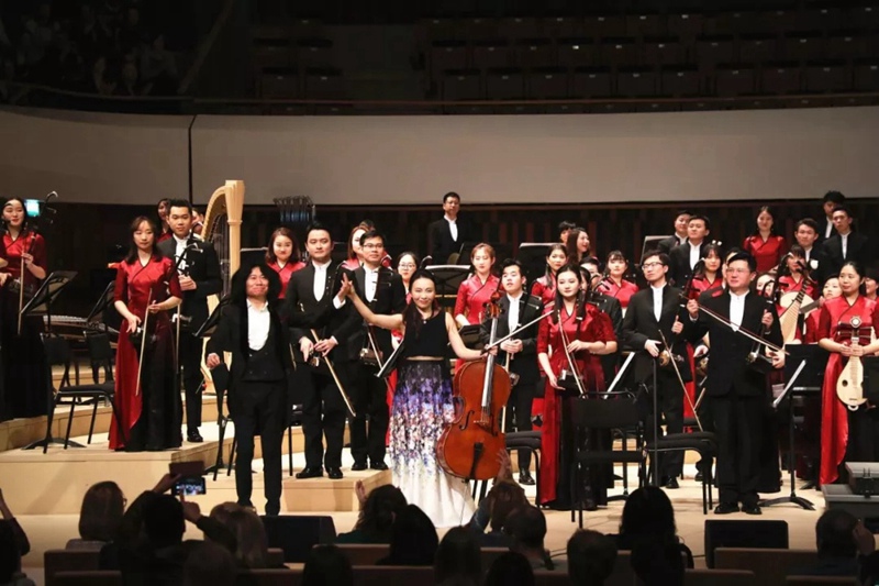 “中國新春民族音樂會”於2月9日晚在莫斯科扎裡亞季耶音樂廳隆重上演